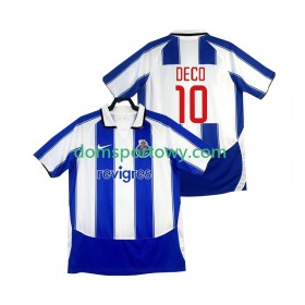 Koszulka FC Porto DECO 10 2003 2004 Retro Domowe Koszulki Piłkarskie Krótki Rękaw